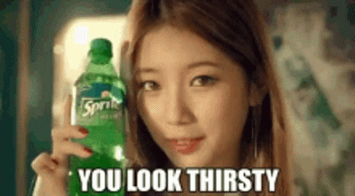You Look Thirsty Bae Suzy GIF