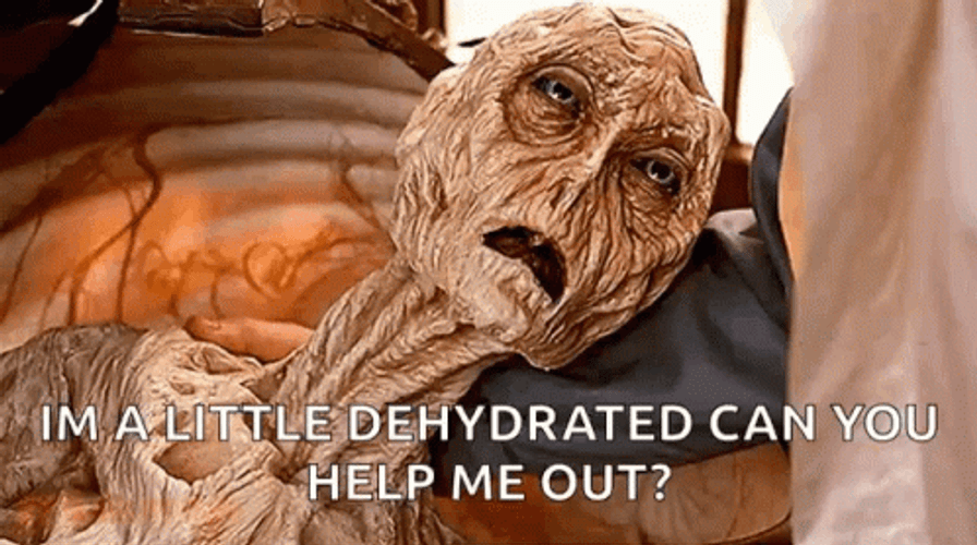Thirsty Dehydrated Corpse Meme GIF