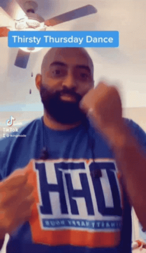 Thirsty Thursday Happy Dance Meme GIF