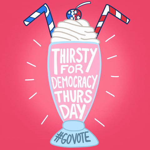 Thirsty Thursday Register To Vote GIF