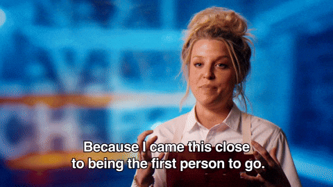 This Close To Being The First Person GIF