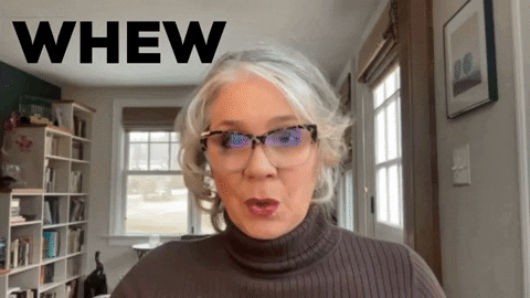 This Close Whew Reaction GIF