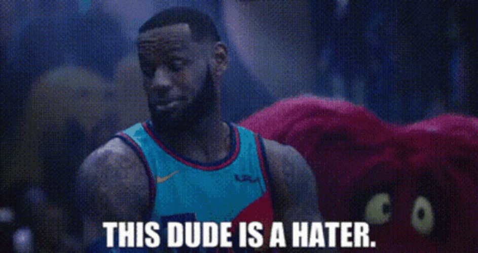 This Dude Is A Hater Of Lebron James GIF