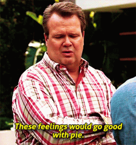This Feelings Good With Pie GIF