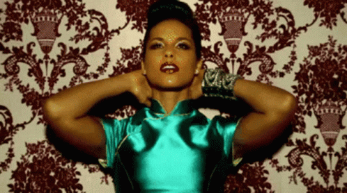 This Girl Is On Fire Alicia Performance GIF