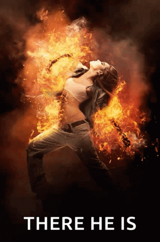This Girl Is On Fire Modeling Posing GIF