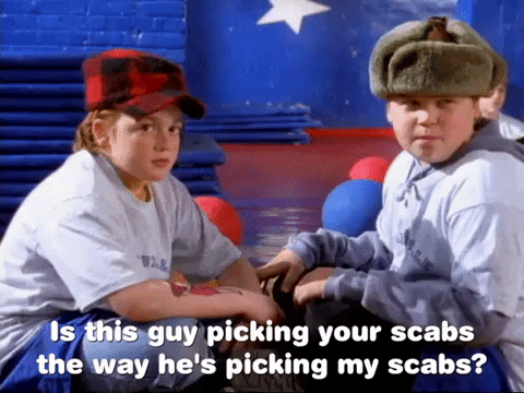 This Guy Picking Your Scab GIF