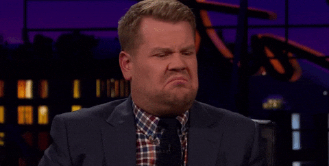 This Guy Stinks Reaction From James Corden GIF