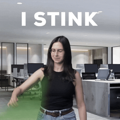 This Guy Stinks Says Yael Grobglas GIF