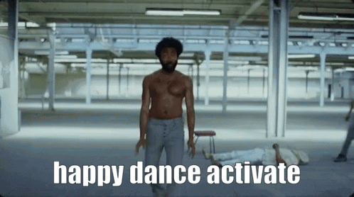 This Is America Happy Dance Activate GIF