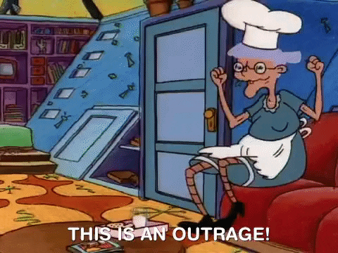 This Is An Outrage Pookie GIF