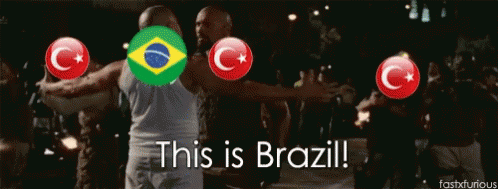 This Is Brazil Poster With Dancing Men