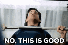 This Is Fine Man Lifting GIF