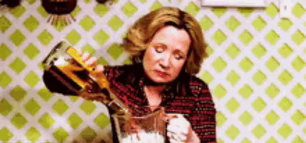 This Is Fine Pour Alcohol GIF