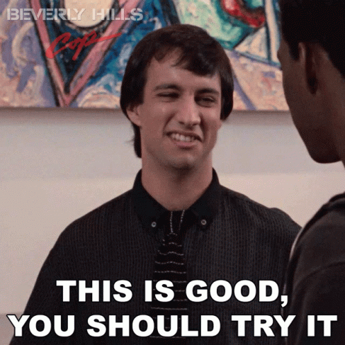 This Is Good Beverly Hills Cop Bronson Pinchot GIF