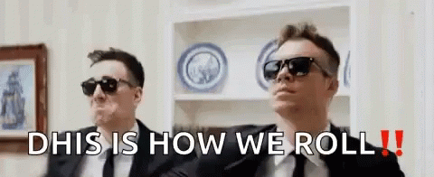 This Is How We Secret Service Roll GIF