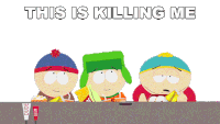 This Is Killing Me Eric Cartman Sticker GIF