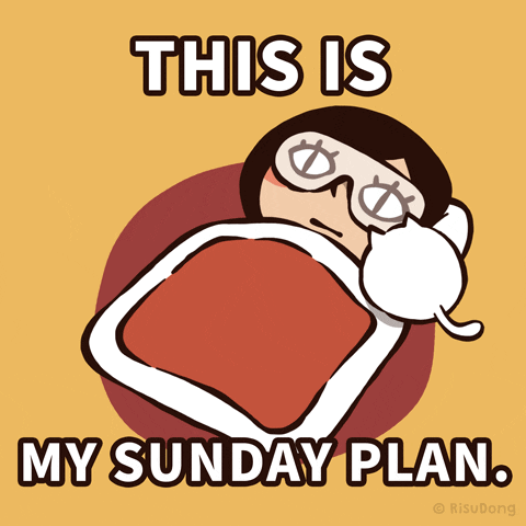 This Is My Black Sunday Plan GIF