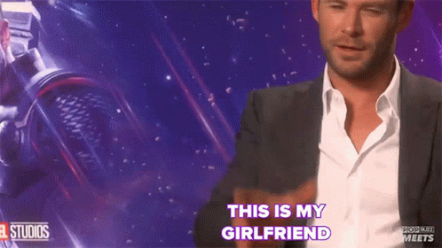 This Is My Girlfriend Chris Hemsworth Thor GIF