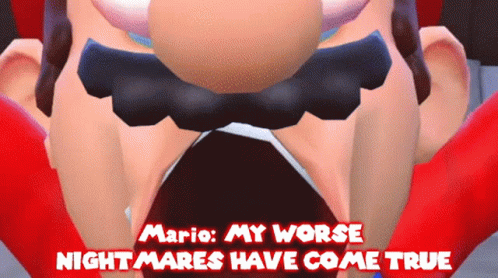 This Is My Nightmare Super Mario GIF