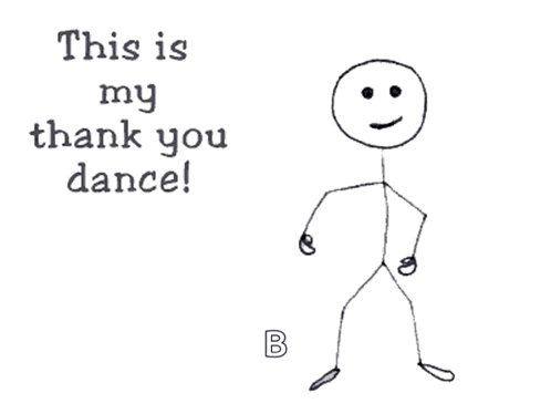 This Is My Thank You Friend Dance GIF