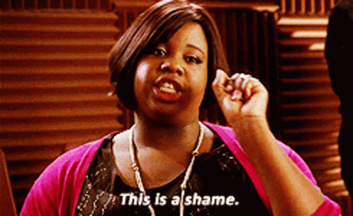 This Is Shame - Glee Unique Adams GIF