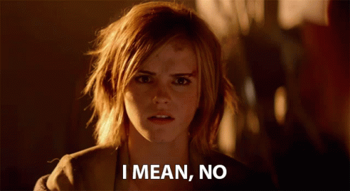 This Is The End Emma Watson Means No GIF