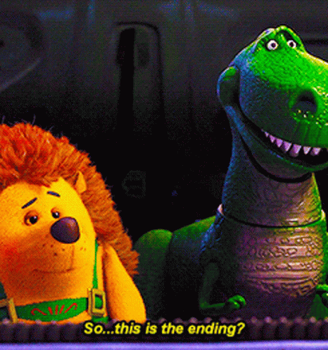 This Is The End Rex Toy Story GIF