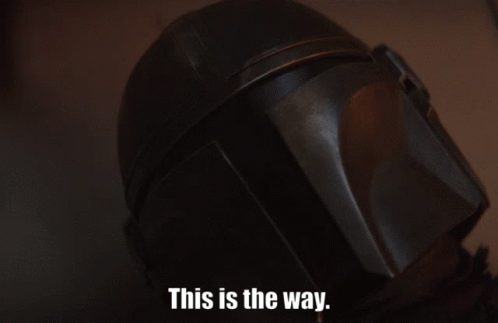 This Is The Way Helmet GIF