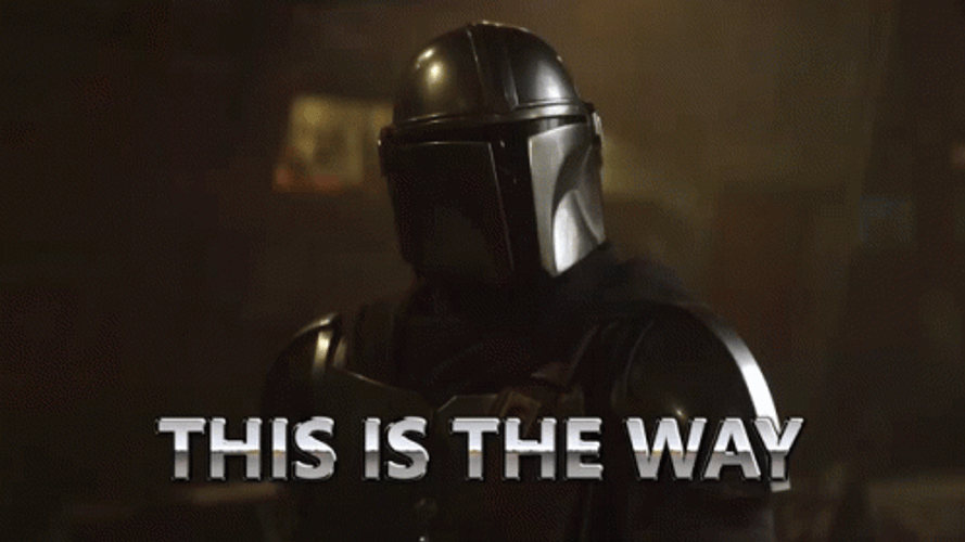 This Is The Way GIF from The Mandalorian
