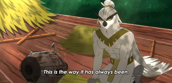 This Is The Way Owl Man Fixing Thing GIF