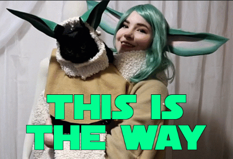 This Is The Way Starwars Yoda Girl Cosplay GIF