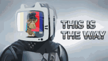 This Is The Way Trippy Apes Head GIF