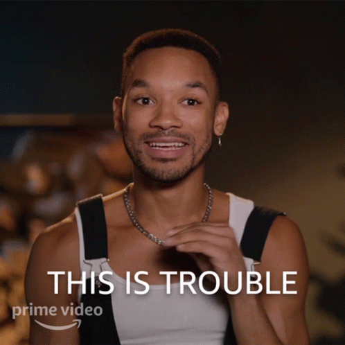 This Is Trouble Just When I Thought I Was Out GIF