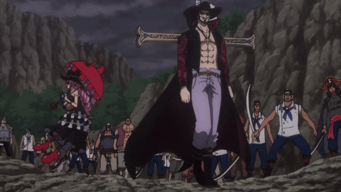 This Is Why I Am The Swordsman Mihawk GIF