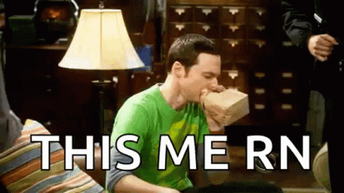 This Me Right Now Sheldon Hyperventilating GIF