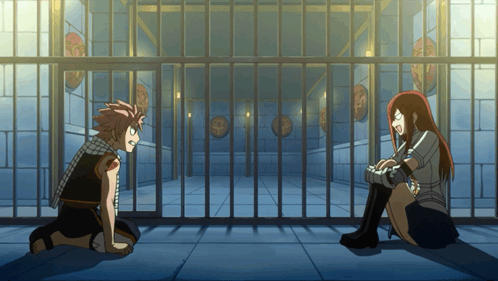 This Place Is A Prison Fairy Tail Natsu Erza GIF