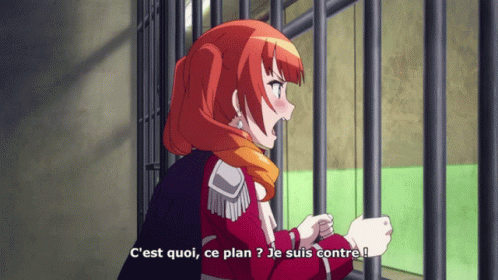 This Place Is A Prison Wise Anime Scream GIF