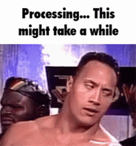 This Process Might Take A While GIF