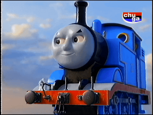 Thomas The Tank Engine Being Suspicious GIF