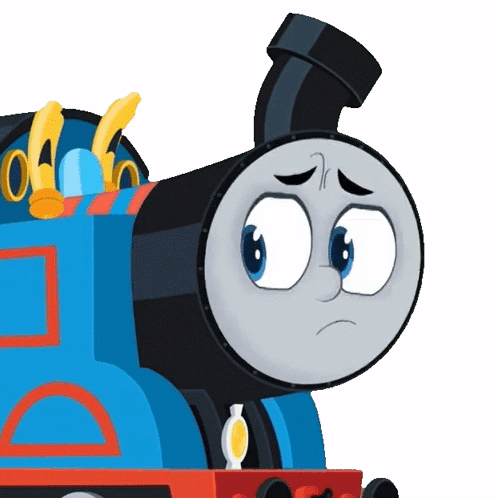 Thomas The Tank Engine Cute Worried Face GIF