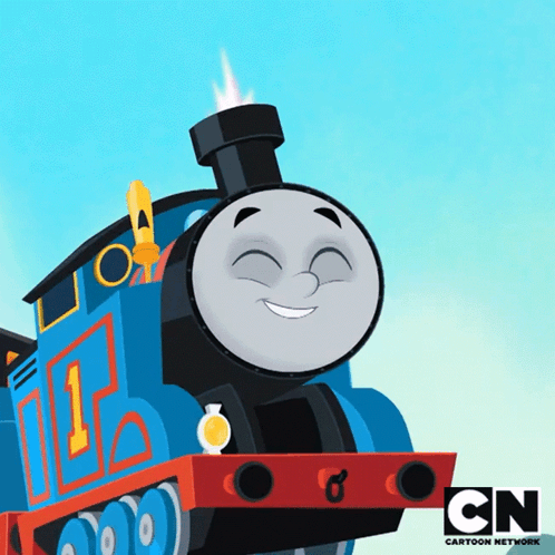 Thomas The Tank Engine Having A Happy Day GIF