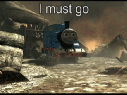 Thomas The Tank Engine I Must Go GIF