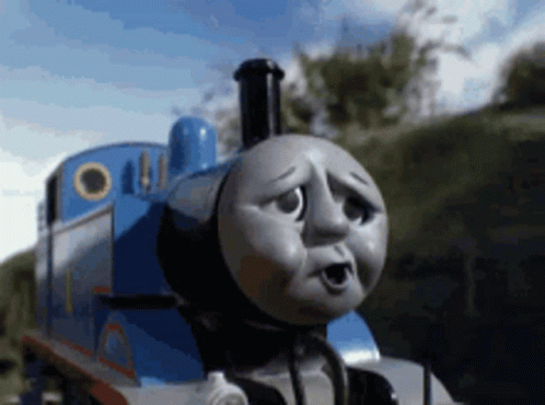 Thomas The Tank Engine Looking Stressed GIF