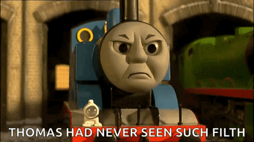 Thomas The Tank Engine Mad Face GIF