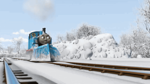 Thomas The Tank Engine On The Snows GIF