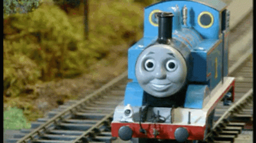 Thomas The Tank Engine Starting The Day GIF
