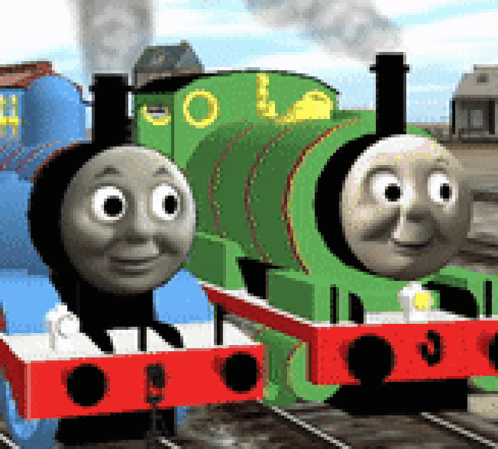 Thomas The Tank Engine With Percy GIF