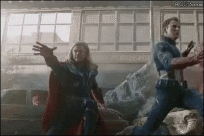 Thor and Captain America