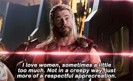 Thor Chris Hemsworth Love Women GIF